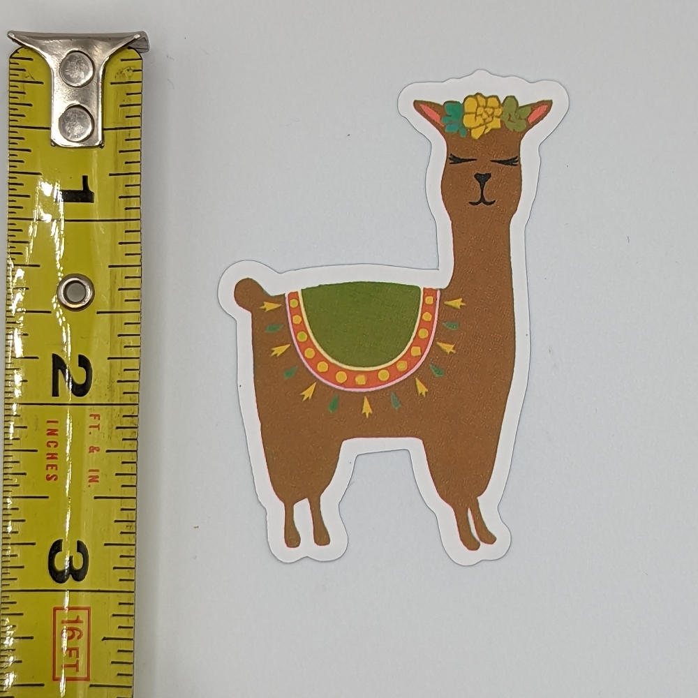 Llama Sticker - Picture 2 of 2